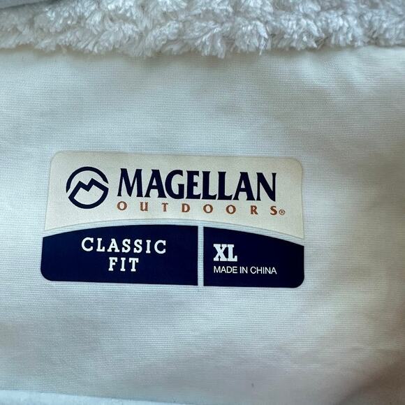 Magellan Outdoor Sherpa Pullover Sweater Women's Size XL White Classic Fit - Picture 7 of 9